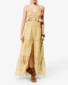 isabel marant dress DIVINE Woman white long sleeves with elasticated cuffs Epolia Dress | Raspberry
