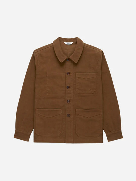 ジャケット・アウター French Work JKT Moleskin Cotton Twill 1940s French cotton Black Moleskin Work Jacket | Le Coeur