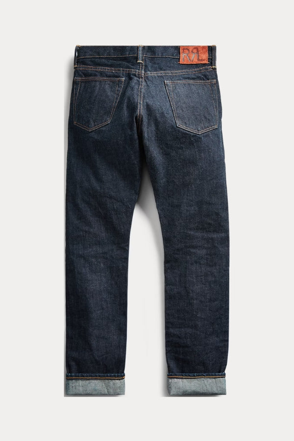 DOUBLE RL Slim Fit Once-Washed Selvedge Jean – Meridian Boutique
