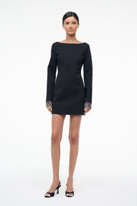 white christmas dresses FINAL SALE: STAUD Hunter Mini Dress – Meridian Boutique