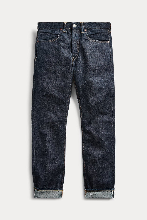 DOUBLE RL Slim Fit Once-Washed Selvedge Jean – Meridian Boutique