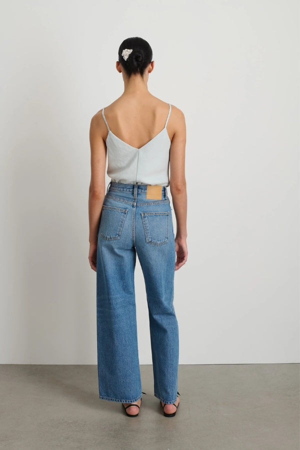 パンツ B SIDES W506-KL ELISSA JEAN 25 Elissa Relaxed Straight Jean Liesl Blue - Women | B Sides Jeans