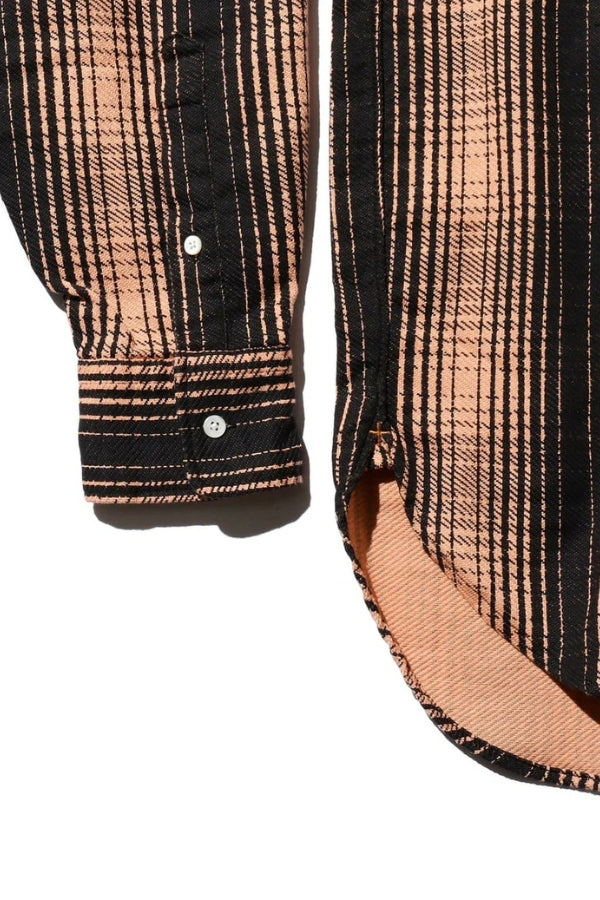 Shaggy Check Button-Down Shirt in Orange – Blue Owl Workshop