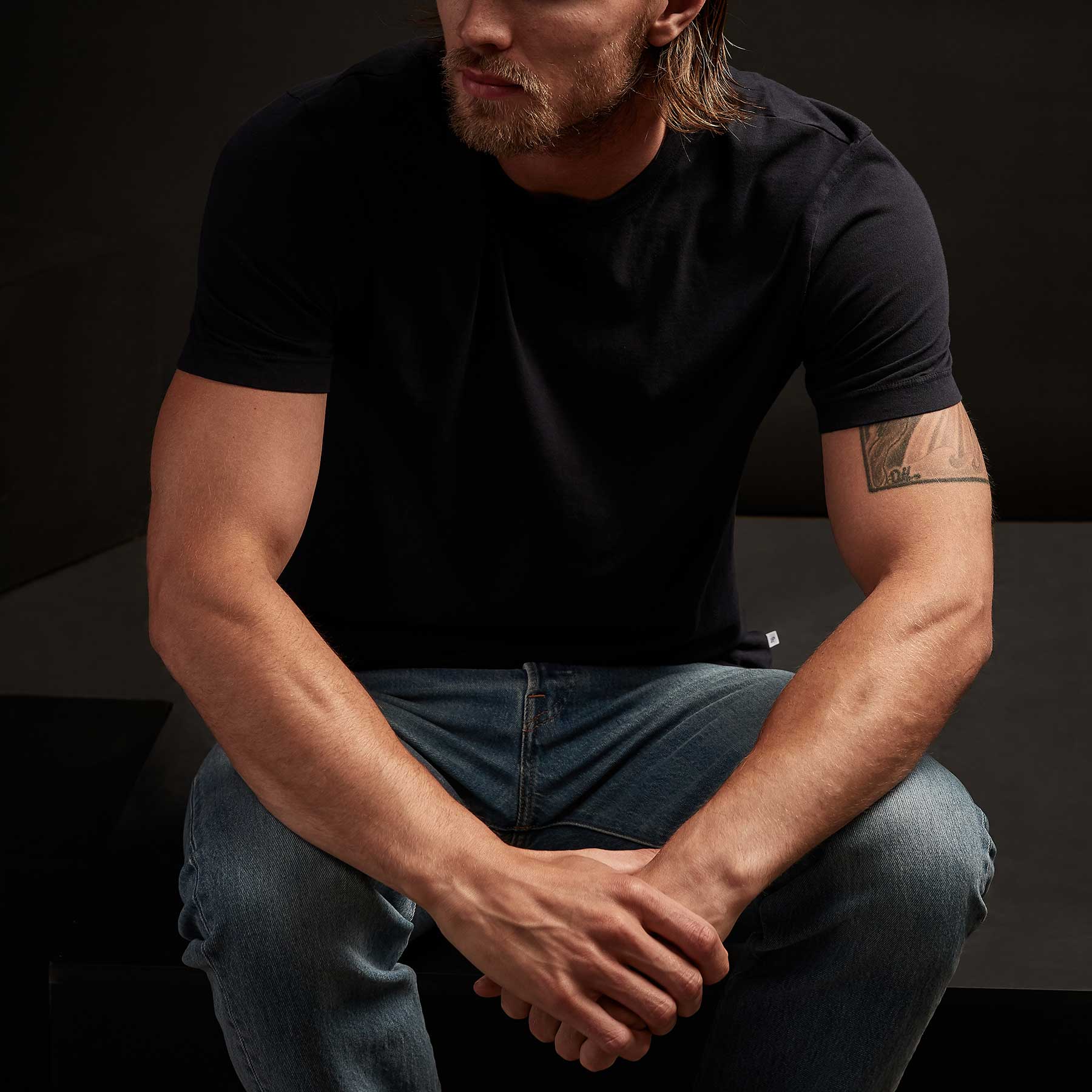 FINAL SALE: JAMES PERSE Short Sleeve Crew Neck – Meridian