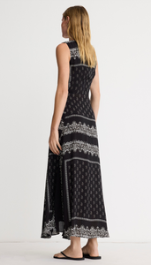 editorial cover floral maxi dress PRETTYGARDEN Women's Fall Boho Maxi Dress Floral Long Sleeve V Neck Fl