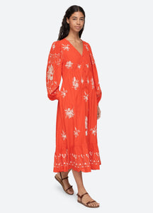 Serafina Dress S / Poppy | Women | cotton by Sea New York Serafina Dress S / Poppy | Women | cotton by Sea New York