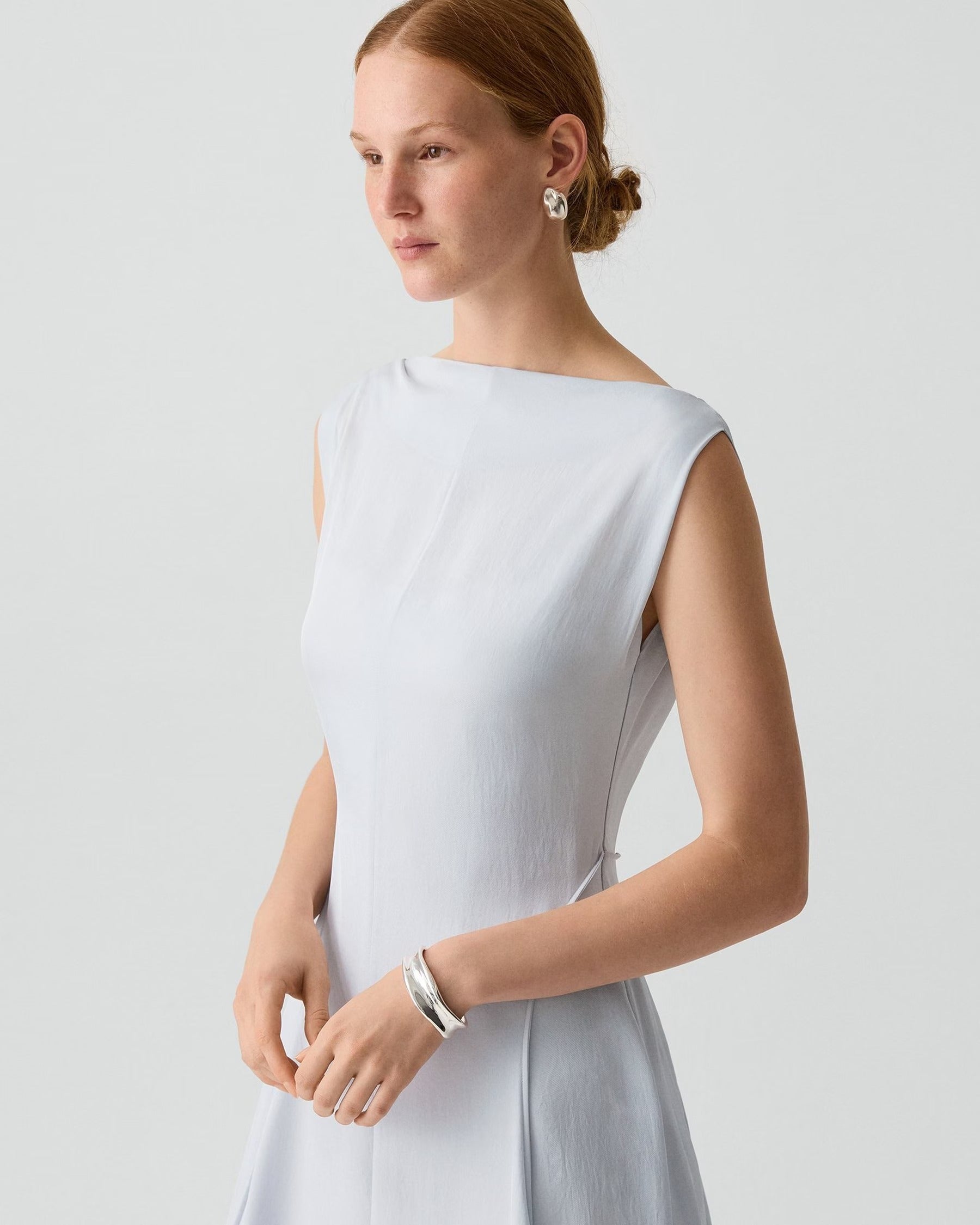 THEORY Draped Midi Dress – Meridian Boutique