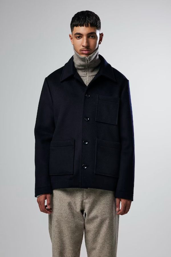 Product photo of Ansel Open Collar Jacket-No Nationality-Meridian Boutique