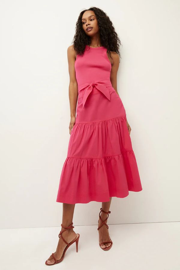 Product photo of Austyn Tiered Dress-Veronica Beard-Meridian Boutique