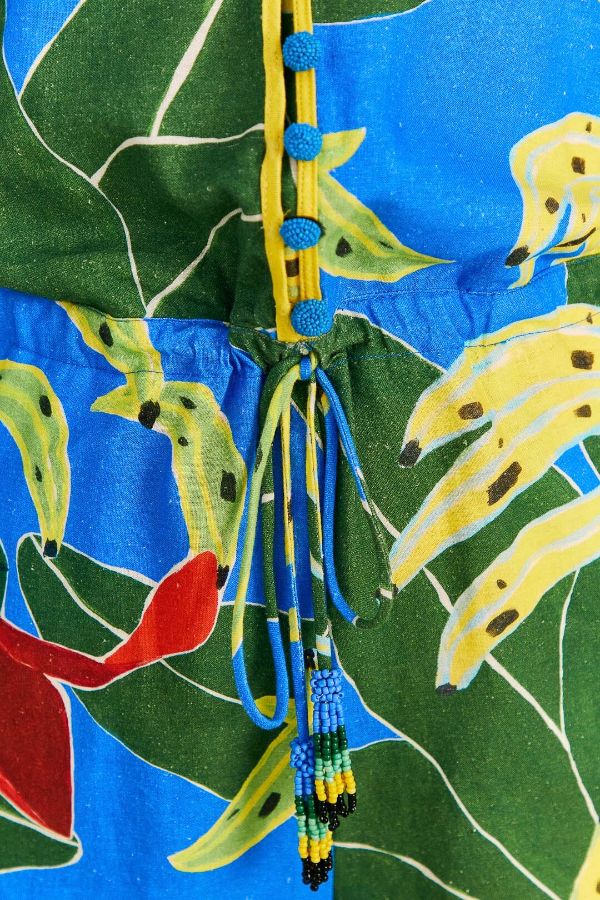 Product photo of Banana Leaves Romper-Farm Rio-Meridian Boutique