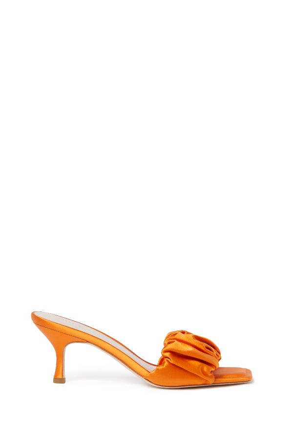 Product photo of Bianca Gathered Band Kitten Heel Sandal-Loeffler Randall-Meridian Boutique