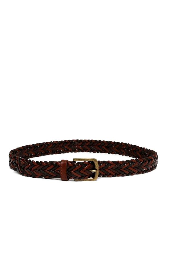 Product photo of Braided Leather Belt-Corridor-Meridian Boutique