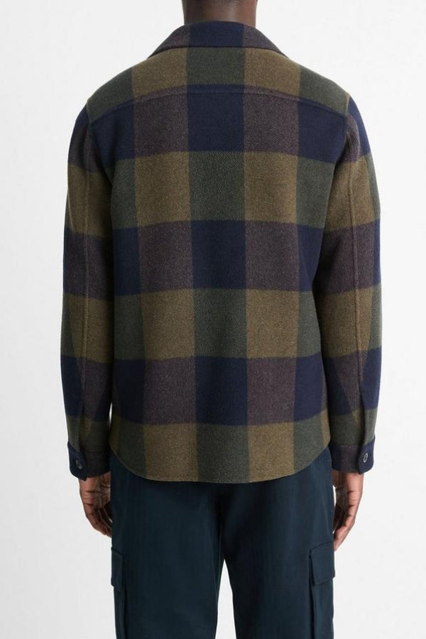 Vince plaid shirt jacket online