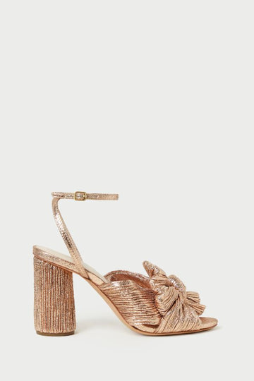 Product photo of Camellia Pleated Bow Heel-Loeffler Randall-Meridian Boutique