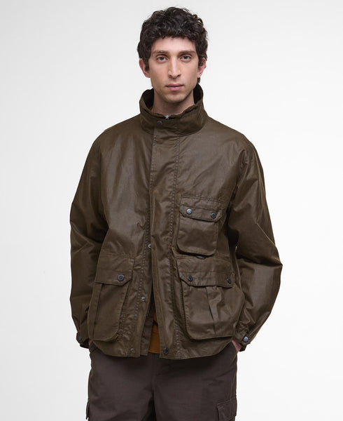 BARBOUR Re-Engineered Utility Bedale Waxed Jacket – Meridian Boutique