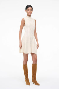 staud sweater dress STAUD, Charade Sweater Dress in Ivory, Size Large