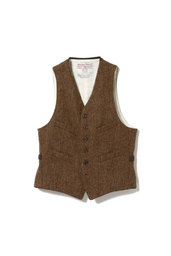 格安SALEスタート!の商品をすべて FINAL SALE: Tweed Harris Waistcoat PLUS BEAMS トップス