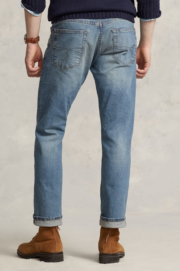 RALPH LAUREN Hampton Relaxed Straight Jean 32x32 Dixon Stretch