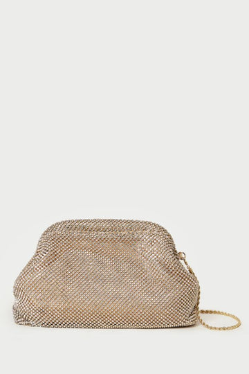 Product photo of Doreen Diamanté Frame Pouch-Loeffler Randall-Meridian Boutique