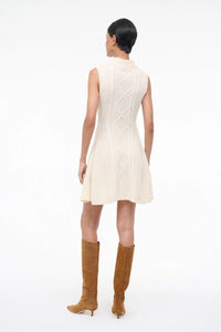 staud sweater dress STAUD, Charade Sweater Dress in Ivory, Size Large