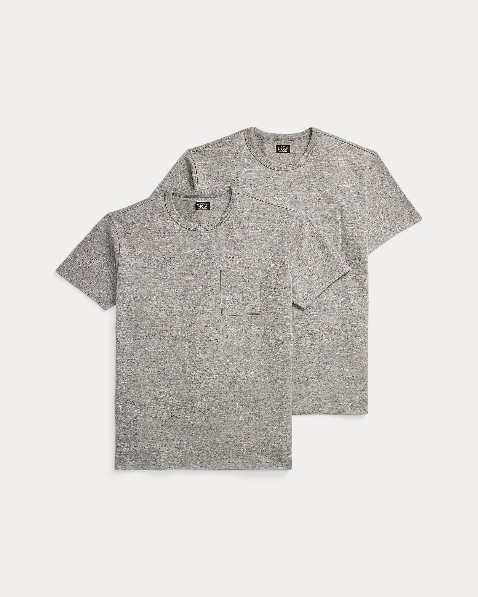 FINAL SALE: DOUBLE RL Short Sleeve Cotton Jersey Knit Pocket T