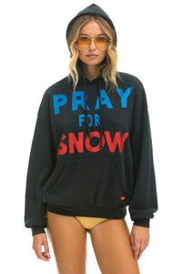 Pray For Snow Relaxed Pullover Hoodie