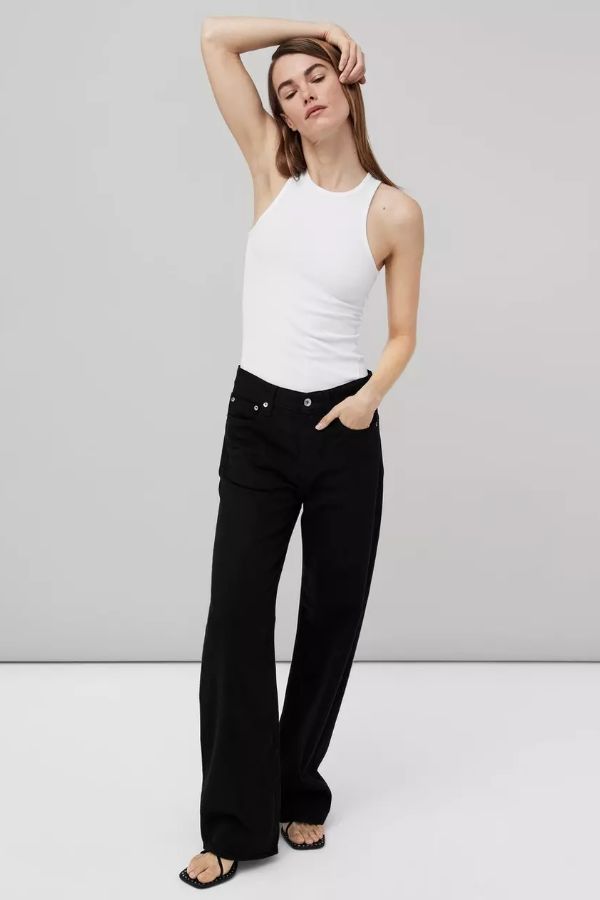 Product photo of Featherweight Logan Wide Leg Jean-Rag & Bone-Meridian Boutique