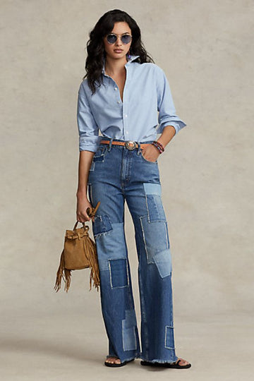 Product photo of Flare Patchwork Jean-Ralph Lauren-Meridian Boutique
