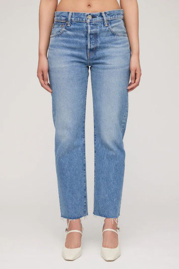 Product photo of Garfield Cropped Straight Jean-Moussy-Meridian Boutique