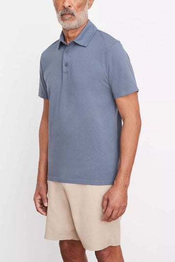 Product photo of Garment Dye Short Sleeve Polo Shirt-Vince-Meridian Boutique