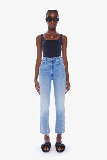 Product photo of High Waisted Rider Ankle Fray Jean-Mother-Meridian Boutique