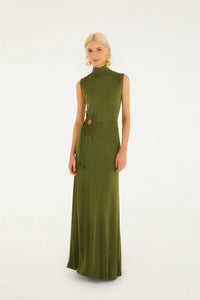 farm rio green dress Dark Sleeveless Maxi – Meridian Boutique Size:4'6