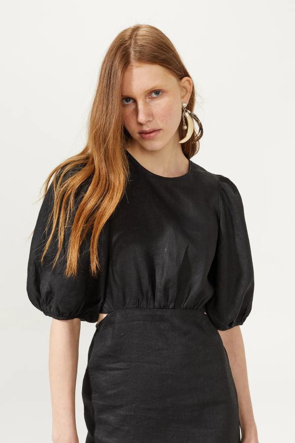 Product photo of Ios Linen Dress-Lanhtropy-Meridian Boutique