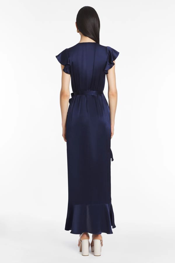 Product photo of Johanna Silk Maxi Dress-Amanda Uprichard-Meridian Boutique