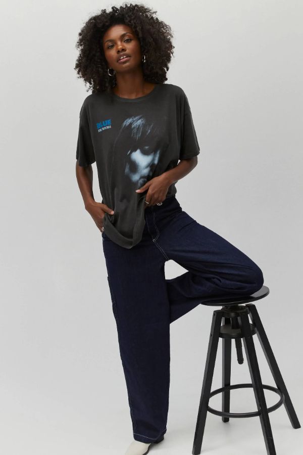 Product photo of Joni Mitchell Blue Merch Tee-Daydreamer-Meridian Boutique