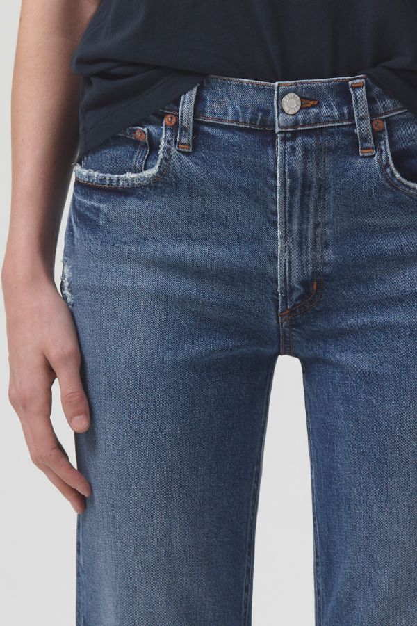 Product photo of Kye Mid Rise Straight Crop Jean-AGOLDE-Meridian Boutique