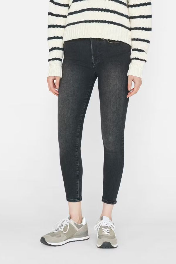 Product photo of Le One Skinny Crop Jean-Frame Denim-Meridian Boutique