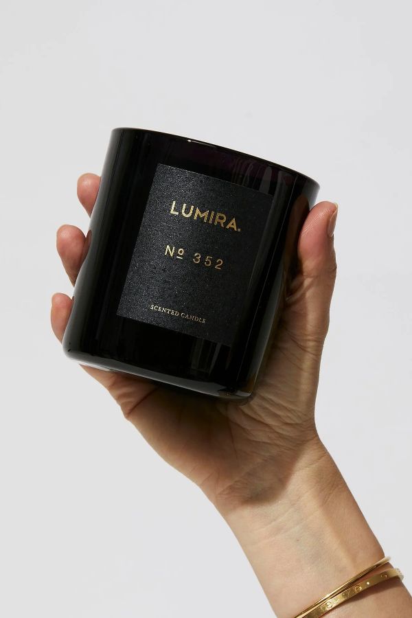 Product photo of NO352 Leather & Cedar Candle-LUMIRA-Meridian Boutique