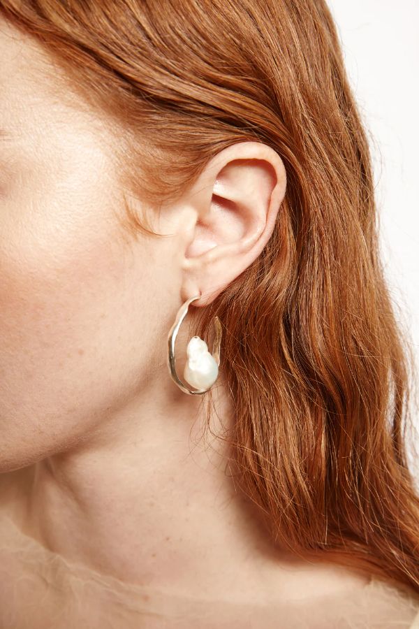 Product photo of Selene Hoop Earrings-Chan Luu-Meridian Boutique