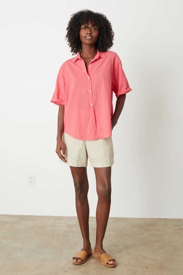 Product photo of Shannon Button-Up Shirt-Velvet by Graham & Spencer-Meridian Boutique