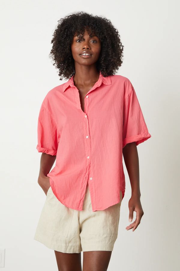 Product photo of Shannon Button-Up Shirt-Velvet by Graham & Spencer-Meridian Boutique