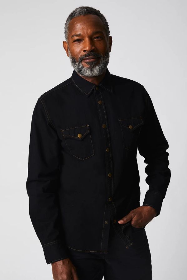 Product photo of Shoals Denim Shirt-Billy Reid-Meridian Boutique