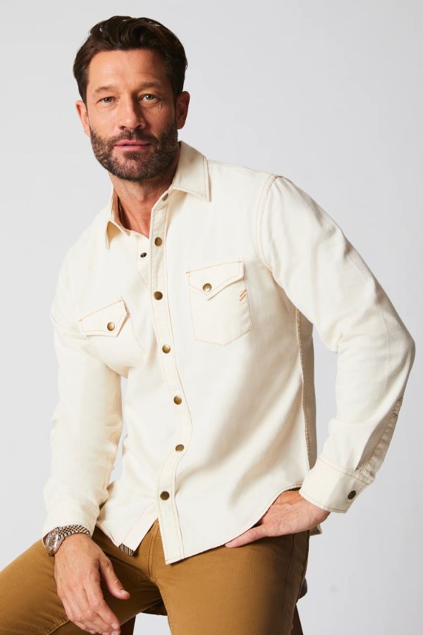 Product photo of Shoals Twill Shirt-Billy Reid-Meridian Boutique