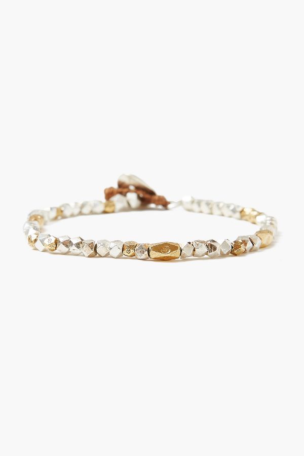 Product photo of Silver Nugget Bracelet-Chan Luu-Meridian Boutique