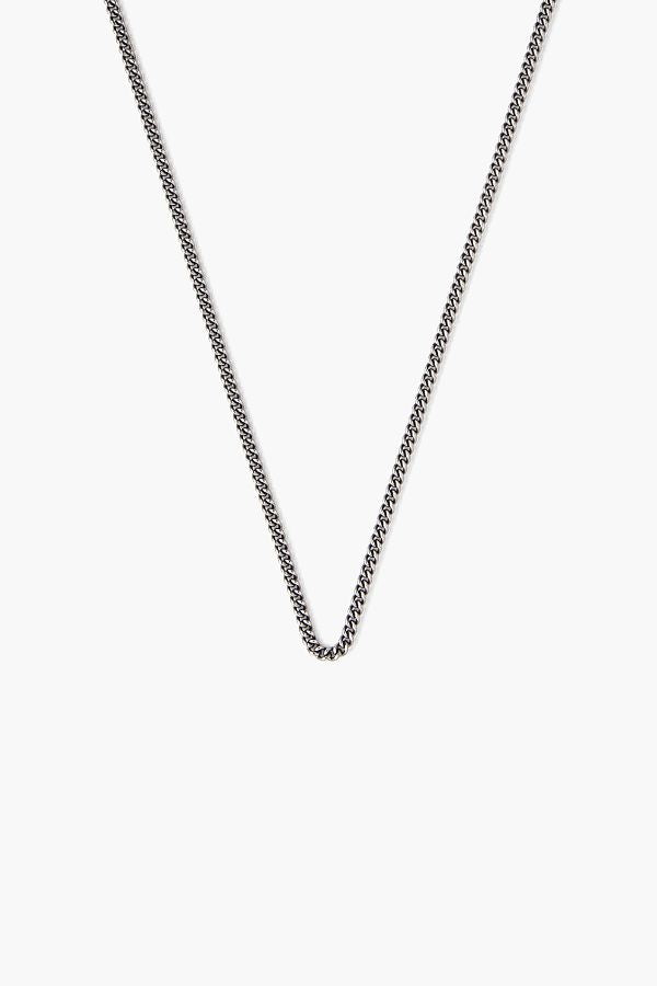 Product photo of Sterling Silver Delicate Curb Chain Necklace-Chan Luu-Meridian Boutique