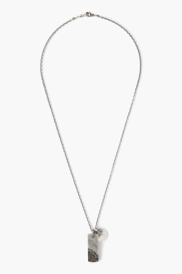 Product photo of Sterling Silver & Jasper Pendant Necklace-Chan Luu-Meridian Boutique