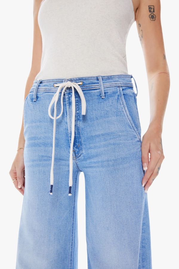 Product photo of The Drawn Undercover Prep Heel Jean-Mother-Meridian Boutique