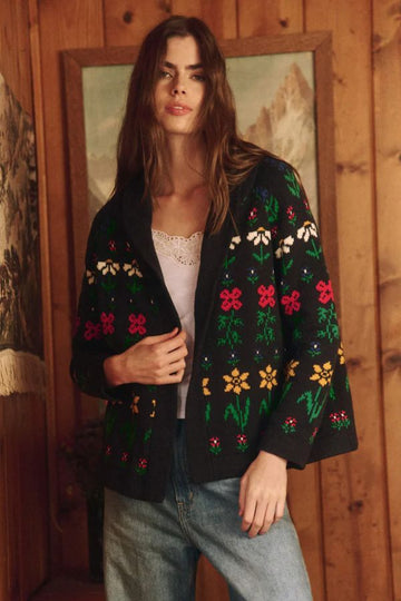 Product photo of The Garden Lodge Cardigan-THE GREAT-Meridian Boutique