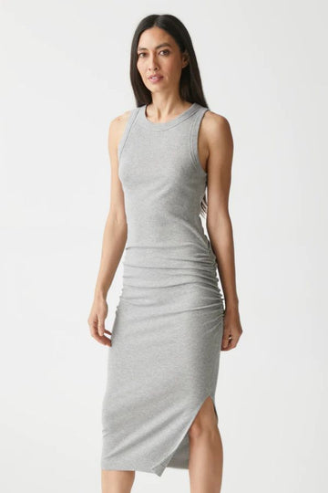 Product photo of Wren Ribbed Midi Dress-Michael Stars-Meridian Boutique