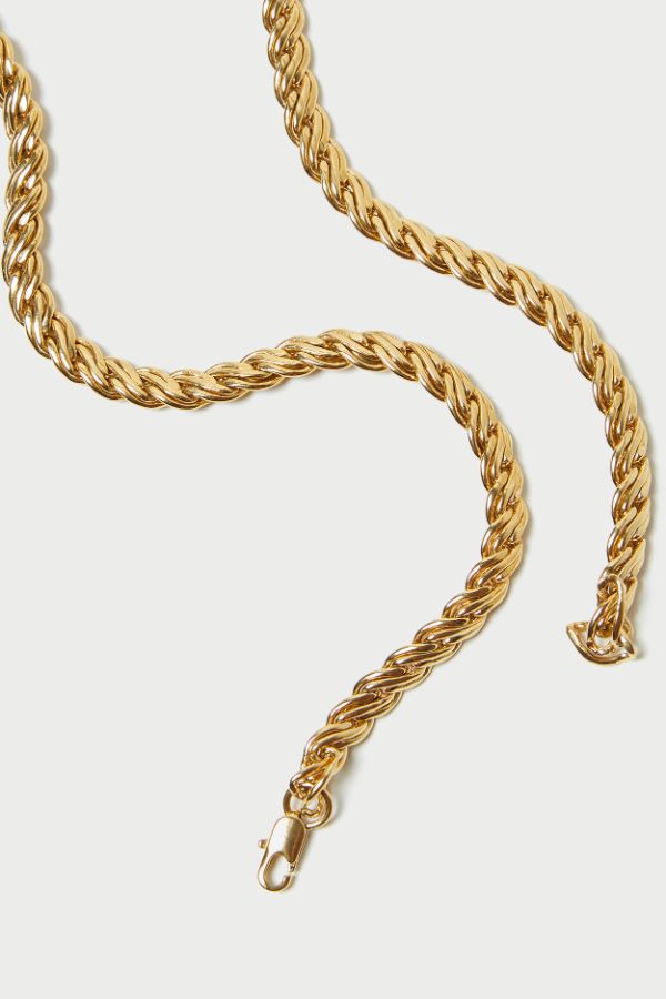 Product photo of Allegra Lock Chain Necklace-Loeffler Randall-Meridian Boutique